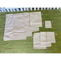 Cotton Pouches (rope close  bags)